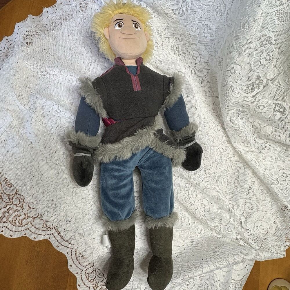 Frozen's Kristoff Plush 21 Inch Disney Store Soft Stuffed Doll Authentic Toy - Picture 8 of 8